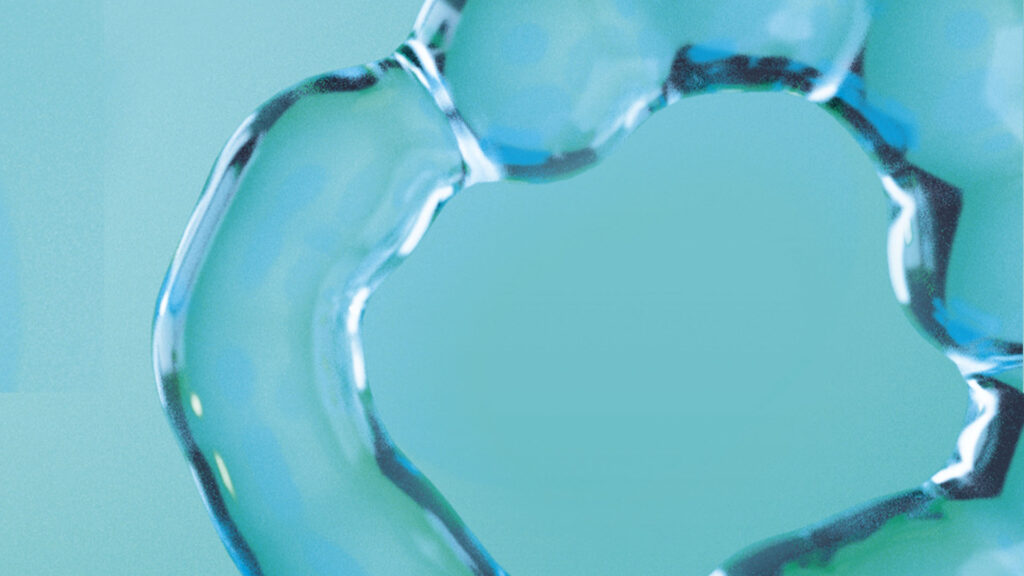 Abstract image of water drop